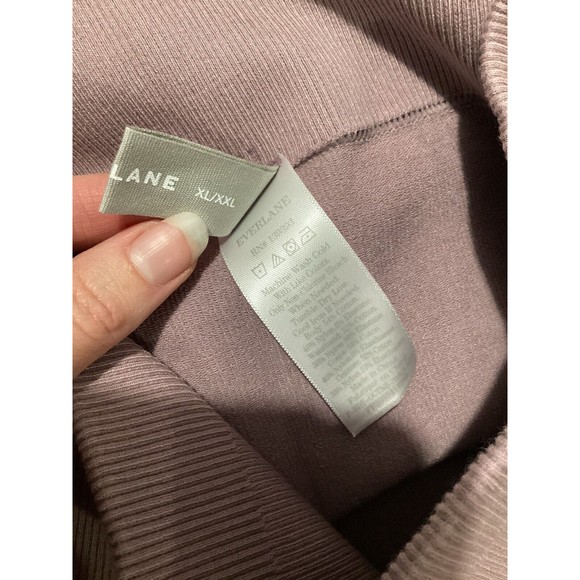 Everlane The Seamless Ribbed High Rise Legging Light Purple XL/XXL - Picture 5 of 6